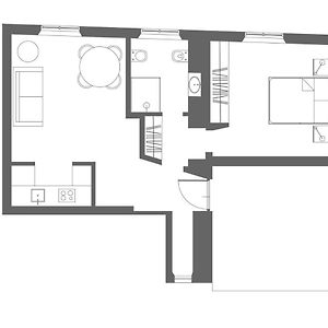 Appartement met een Slaapkamer